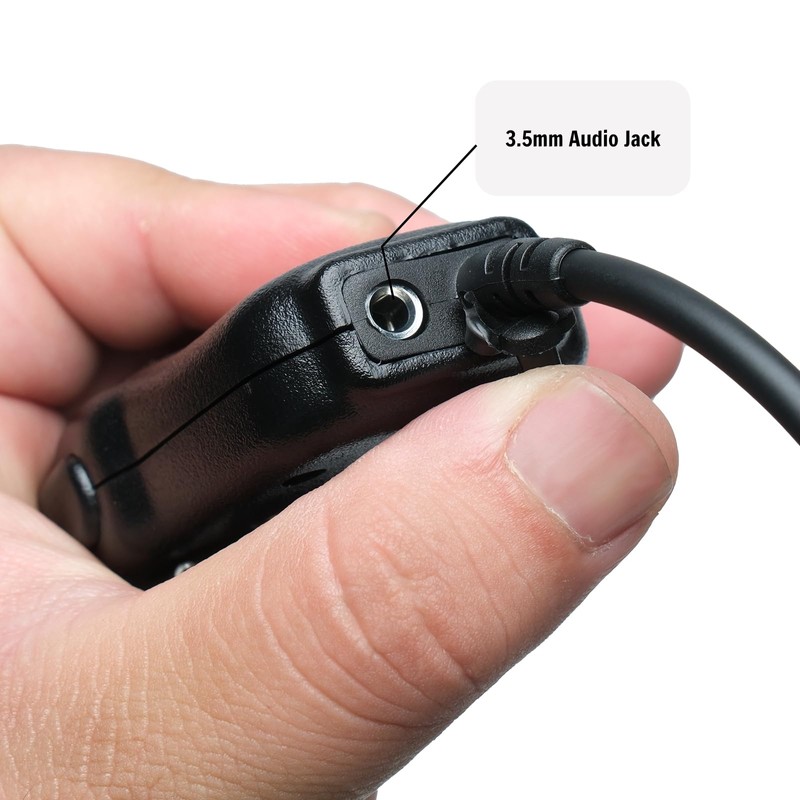 HEOPBIRD HM-158LA Two-Way Speaker Mic Compatible with ICOM IC-F3001 F4001
