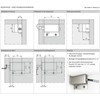 5 Pairs of Cabinet Hangers Load Capacity 200 kg Metal