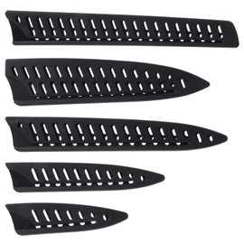 5 Pieces Kitchen Knife Sheath, Safety Knife Covers, Knife Sheath Blade Protector for 10'' 8'' 5'' 3.5'' Chef Knife, Bread Knife, Utility Knife, Paring Knife