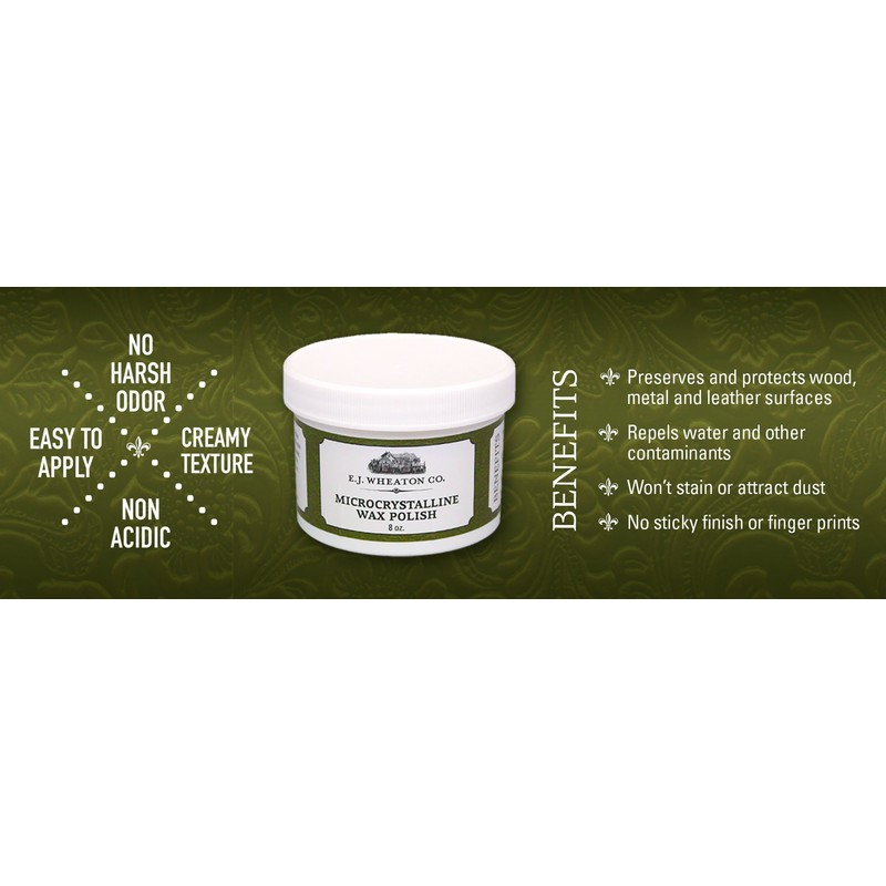 E.J. Wheaton - Microcrystalline Wax Polish, Preserves and Protects Metal,
