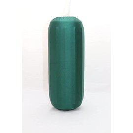 Bumper Buddies Boat Fender Cover (2 per pkg) Fits Taylor Made Small (15.5" x 14.5") Center Rope Tube Marine Fender by Kansas Creations (Hunter Green)
