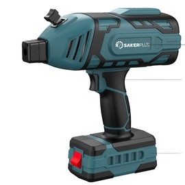 SakerPlus Portable Welding Machine, 110V Electric Welder Handheld with IGBT Inverter, 5-Level Current Adjustment, ARC Stick Welder for 3/32"Rods, Welding Gun Includes 20 Welding Rods (Green)