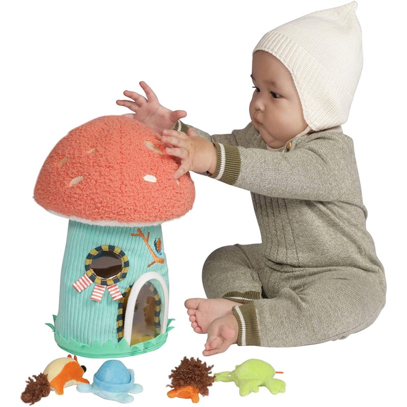 Manhattan Toy Toadstool Cottage Plush Fill & Spill Baby and