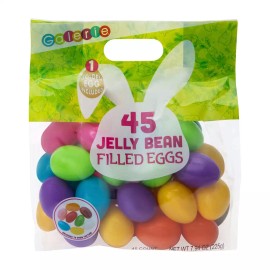 Galerie 45 Jelly Bean Filled Multi-Colored Plastic Easter Eggs 7.94 oz 225g