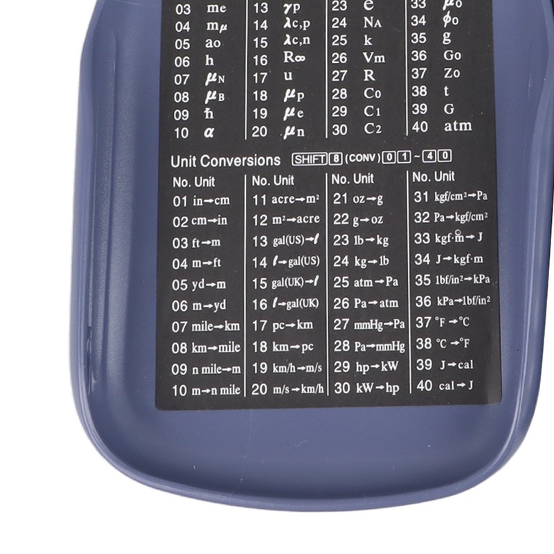 Scientific Calculator Large Display 417 Functions Battery Power Sliding Cove