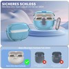 Protective Case for Bose Ultra Open Earbuds, MOWYEOK Transparent TPU