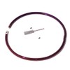 CuffStore 18" 6mm Petite Thin Purple Titanium Over Stainless Eternity