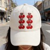 40PCS Mini Cherry Shape Iron on Patches, Fruit Theme Embroidered
