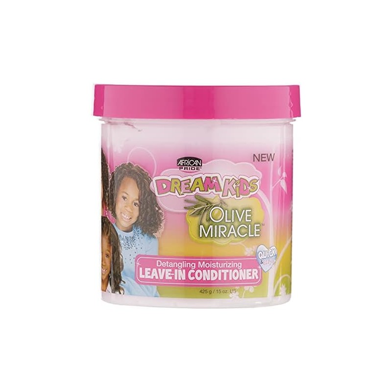 African Pride Dream Kids Leave-In Conditioner, Olive Miracle, 15 oz.