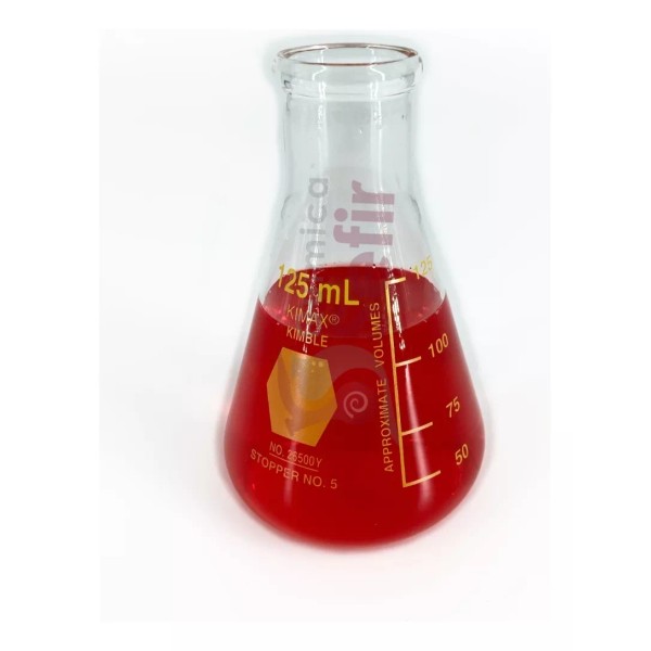Kimax Matraz Erlenmeyer Kimax Graduado De Vidrio 125 Ml