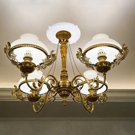 Split Design 12 Inch Ceiling Medallion for Lights & Fans - 5 Inch Cutout, Detachable PU Segments, Easy Install, White Ceiling Plate Decor