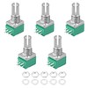 sourcing map Pack of 5 20K Ohm Variable Resistors Double