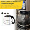 12-Cup Glass Coffee Carafe Replacement Pot Compatible with Mr Coffee,