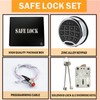 Digital Electronic Keypad Lock for Left Swing Bolt Safes, Gun