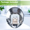 RUHUALIFE Refrigerator LED Light and Cover Assembly Refrigerator Lamp Modules