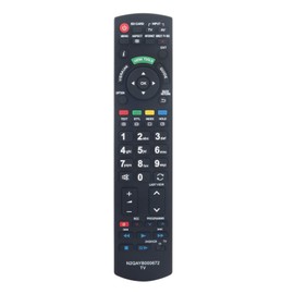 AULCMEET N2QAYB000672 Replacement Remote Control Suitable for Panasonic TV TX-P42S30E TX-P42G30J TX-P46GW30J TX-P42S31B TX-P50GW30 TX-P46G30E TX-P50G30B TX-L42E3E TX-L42E30E TX-L33 2E30E TX-L42EW30