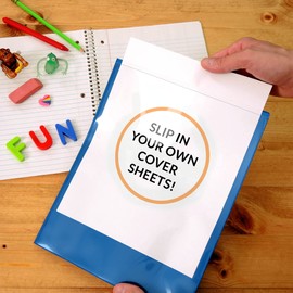 StoreSMART Plastic Archival Folders Primary Colors 30-Pack: 5 Each of Six Bright Colors (R900PCP30)