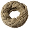 Miobo Knitted Loop Scarf, Braid Pattern, Warm Wool, High Quality,
