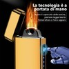 YOZWOO Electric Lighter Rechargeable, High Power Flame Arc Lighter, USB