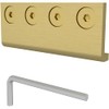 Stone Harbor Hardware Converging Plate for Flat Track Sliding Door