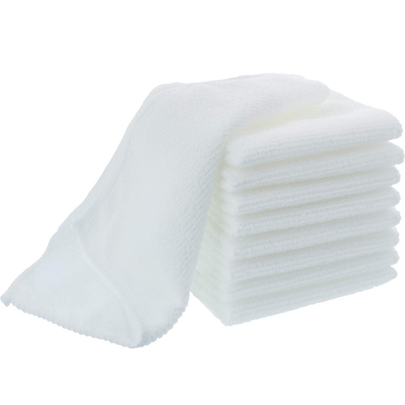 com-four® 9 x Microfibre Face Cleaning Cloths – GSM 250