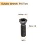 sourcing map M3.5-0.6 Carbon Steel Torx Set Screws for Carbide