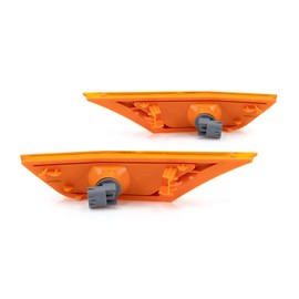 KarParts360 For 2016-2021 Honda Civic Side Marker Light Assembly Driver and Passenger Side Pair w/Bulbs CAPA Certified Replaces HO2550127, HO2551127 | 33850-TBA-A02, 33800-TBA-A02