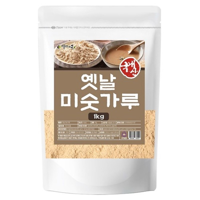 엄마애손 국내산 미숫가루 옛날 전통 미싯가루 한끼 식사 대용 1kgX1팩