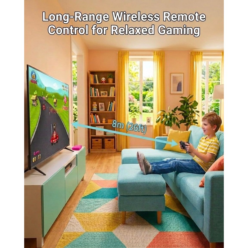 Video Game Console for Kids - preloaded 90+ Plug and