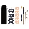 TUOREN 14 Pieces Violin Luthier Install Repair Tool Kit with