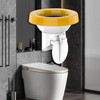Toilet Flange Adapter Easy Install Drain Backflow Preventer Odor Blocking