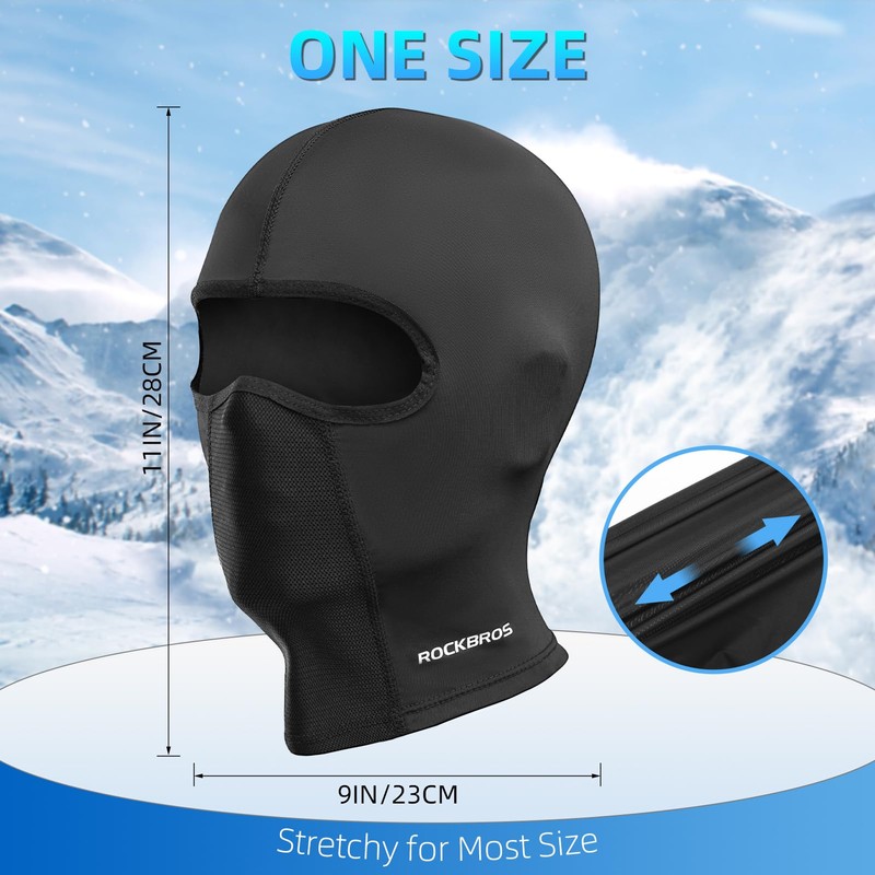 ROCKBROS Balaclava Face Mask Men Women Breathable Windproof Summer Cooling