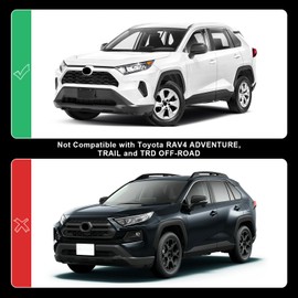 Fancemot LED Front Bumper Fog Lights Compatible with 2019-2025 5th Gen Toyota RAV4, Replacement w/Wiring & Switch