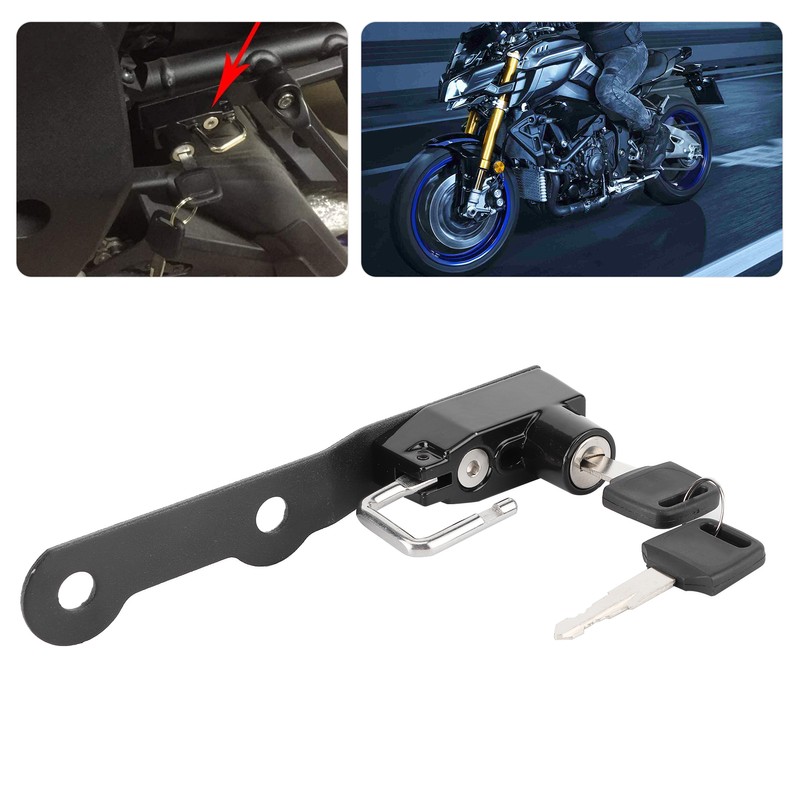 Motorcycle AntiTheft Helmet Lock Aluminum Stainless Steel Fit for Yamaha