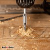 KOTARBAU Set of 3 Hinge Drill Bits Self-Centring HSS Steel