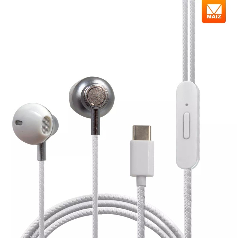 Maíz Audifonos In Ear Alambricos Celular Manos Libres Usb Tipo