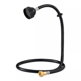 Dir Salon Furniture Salon Shampoo Sprayer with Hose Shampoo Bowl Sprayer Hose - Black
