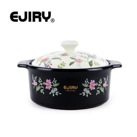 Ejiri Provence earthenware pot, 3 types of heat-resistant pots, large (19cm) / 에지리 프로방스 뚝배기 내열냄비 3종, 대(19cm)