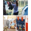 AORHOFJ Pack of 15 Sock Holders with Hooks, Washing Machine