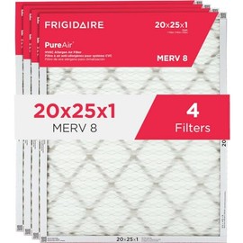 Frigidaire PureAir® 20" x 25" x 1" MERV Allergen 8 Air Filter - 4 Pack