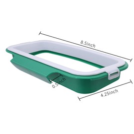 EDOBLUE Portable Trash Bag Holder Hanging Kitchen Cupboard Door Back Style Stand Trash Garbage Bags Storage Rack