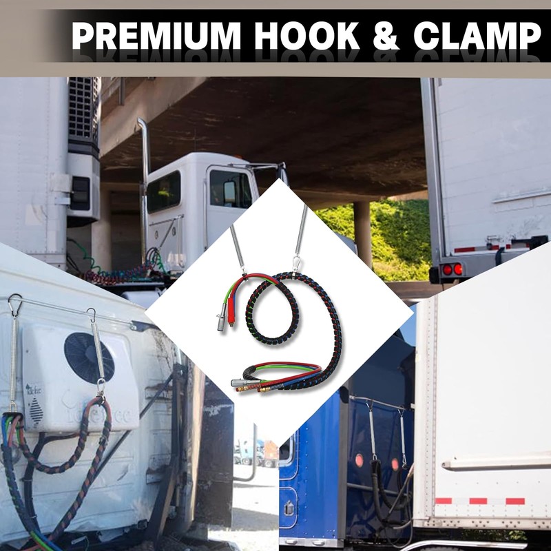 2 PCS 20" Single Tender Spring Kit with Hose Holder