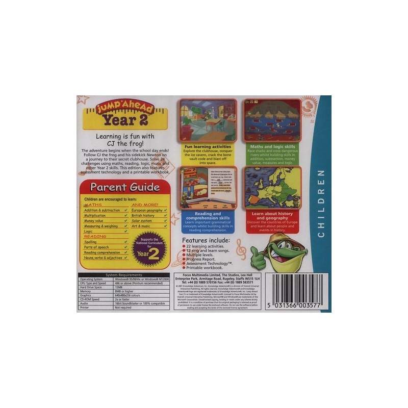 Jump Ahead Year 2: Reading, Maths, Geography & More (PC)