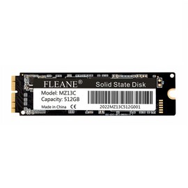 FLEANE MZ13C SSD de 512 GB para MacBook Air (mediados de 2013-2017) A1465 A1466, MacBook Pro (finales de 2013-2015) A1398 A1502, iMac Pro A1481 (finales de 2013), Mac Mini A1347 44) 4