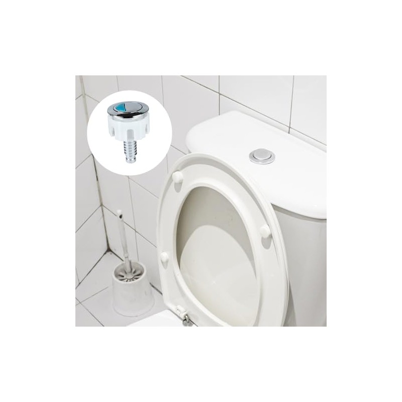 Toilet Flush Button - Round Head Dual Toilet Push Button