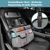 Eurhomewit Car Seat Organiser Front Seat, 2-in-1 Car Organiser Briefcase