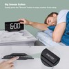 Digital Clock Large Display for Bedrooms, 8.7" LED Dual Alarm