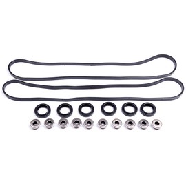 ASTOU Timing Belt Kit w/Water Pump Fit for Acura for TL 3.2L 1999-2003 for Honda for Pilot 3.5L 2003-2004 Replace Timing Belt OEM - TBK286