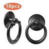 smatime Pack of 10 Furniture Knobs Drawer Ring Handles Zinc