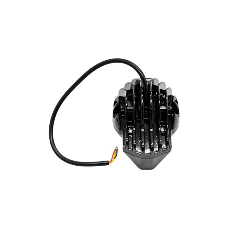 FIGURA CALAVERA Faro LED para Moto Color Negro con 5
